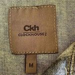 Clockhouse Denim Soft Button-Down Long Sleeves Blue Front Pocket Shirt M #1517 Photo 7