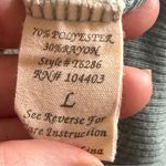 Mine Sexy Ruffled Zip Up Tank Top Size Large Blue Photo 6