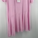 Bobi LOS ANGELES T-Shirt Size Medium Asymmetrical Pink Peonies NWT Shirt Tunic Photo 7