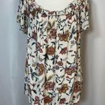Old Navy XL Floral Cottagecore Off Shoulder Flowy Top Boho Photo 0