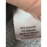 SO  Women’s Turtleneck Sweater Tight Knit Crop Long Sleeve Gray Small Photo 2