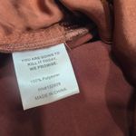 LPA  Criss Cross Blouse in Cherry Brown Medium Photo 9
