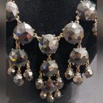 Erica Lyons black mirror bib necklace Silver Photo 2