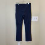 MM.LaFleur  Power Stretch Pants Flat Front Side Zip Kick Flare Black Size 8‎ Photo 6