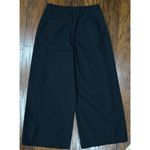 Uniqlo NEW  Women Black Snap-Side Pants 27 W Casual Wide Leg Side Button Trousers Photo 3