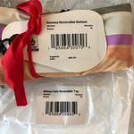 prAna  Bikini Set Willow Falls Top Gemma Bottom Striped Reversible Orange Pink XL Photo 6