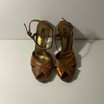 Dolce & Gabbana D&G Two Toned Leather Slingback Sandals Heels Pumps Photo 5