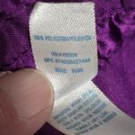 Piper & Blue Y2K Purple Satin Ruffle Tie Neck 3/4 Sleeve Babydoll Top XL Photo 8