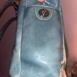 Coach Sage Green Leather Tote Photo 5