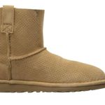 UGG classic unlined mini perforated brown boots size 8 Photo 3