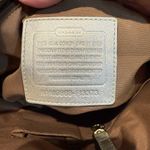 Coach Bleeker Natural Straw Tote Bag Leather Flower & Straps Woven F13373 L Photo 8