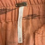 Free People Easy Pleat Linen Blend Cropped Pant Peach Size XS Photo 7