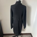 The Kooples Black Sweater Dress Cashmere Blend High Neck Turtleneck Large Photo 5