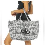 Alo Yoga Iconic Shopper Tote Bag in Grey Tie Dye Photo 9