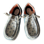 Hey Dude  Wendy Tropical Women's‎ 7 Blue Palm Tree Slip On Resort Casual Summer Photo 0