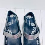 Taos Footwear Serenade Black and Silver Mary Jane Flats Size 8 US/39 EU Photo 3
