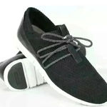 Cole Haan  Zerogrand Quilted Black Lace Up Oxford Sneakers Photo 0