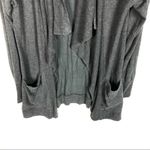 Athleta gray open sweater with pockets Photo 2