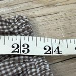 miou muse jumpsuit romper elastic bottom checkerd boho small Photo 6