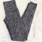 Lululemon  High-Rise Full Length Black White Fleck Leggings Size 4 Photo 0