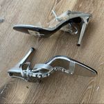 Nine West Y2K transparent strap rhinestone heels Photo 4