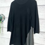 Calvin Klein  Black & Gray Mock Neck Color Block Sweater Dress Size XL Photo 2