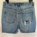 Garage Women’s  Denim Jean‎ Cutoff Distressed Light Wash Shorts Size 11 High Rise Photo 10