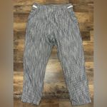 Free People  Gray Striped Capris Photo 6