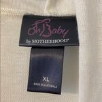 Motherhood  White  Open Front Cardigan size XL length 30” bust 42” long sleeve Photo 2