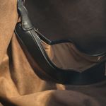 Sondra Roberts  Black Leather Tote Photo 9