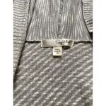 Say What? Cozy Knit Hooded Long Cardigan Gray XS Heathered Y2K Retro Fairy Grunge Light Photo 4