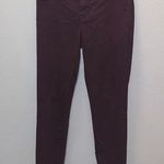 Maurice's  High Rise Straight Leg Skinny Jeans Maroon Photo 0