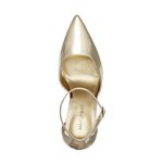 Marc Fisher  Women's Demeter Adjustable Ankle Strap Dress Pumps- Gold- Size 8 Photo 3