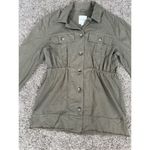 Avec Les Filles  Anthropologie Cinch Waist Utility Cargo Jacket Army Green M Photo 13