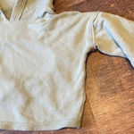 American Eagle  cut out cinched back cropped hoodie Photo 4