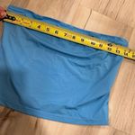 Princess Polly  baseline strapless rib top blue size 6 Photo 5