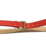 Talbots Coral Pebbled Leather Belt, Style 6519, Sz L Photo 4