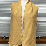 Louben Mustard Wool Cashmere Blend Scarf Photo 4