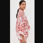 Farm Rio Red & White Floral Chains Shirt XS Photo 3