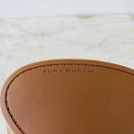 Tory Burch Solid Metallic Gold Leather Bendable Ballerina Flats - US 6.5 Photo 8