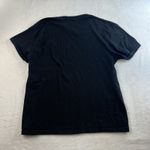 True Religion Brand Jeans L Large T-Shirt Black Golden Logo Cotton Blend Lounge Photo 7