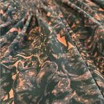 ALLSAINTS  Nichola Rosalyn Dress S Black Floral Chiffon Smock Waist Gray $260 Photo 9