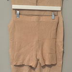 Sleeveless Knit Set in Tan Size M Photo 0