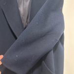 Vintage 80s J. G. Hooks Sz: 10P Long 100% Wool Navy Single Breast Peacoat. Blue Photo 8