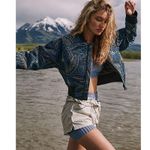 Free People NWT FP Movement Garden Party Bomber Jacket Size S. H Photo 3