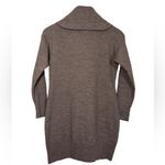 Susan Bristol  Brown Cowl Neck Sweater 100% Merino Wool Photo 2
