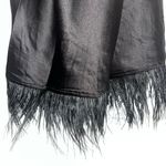 Ellison satin midi dress with feather detail brand new with tags Photo 3