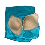 Athleta  Women's Padding Tank Top Adjustable Size 36D Teal Photo 4