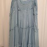 SheIn Breezaya Swiss Dot Frill Trim Cami Dress Mint Blue XL Photo 1