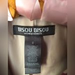 Bisou Bisou  Floral trench coat jacket tapestry floral Size 8 cotton button down Photo 3